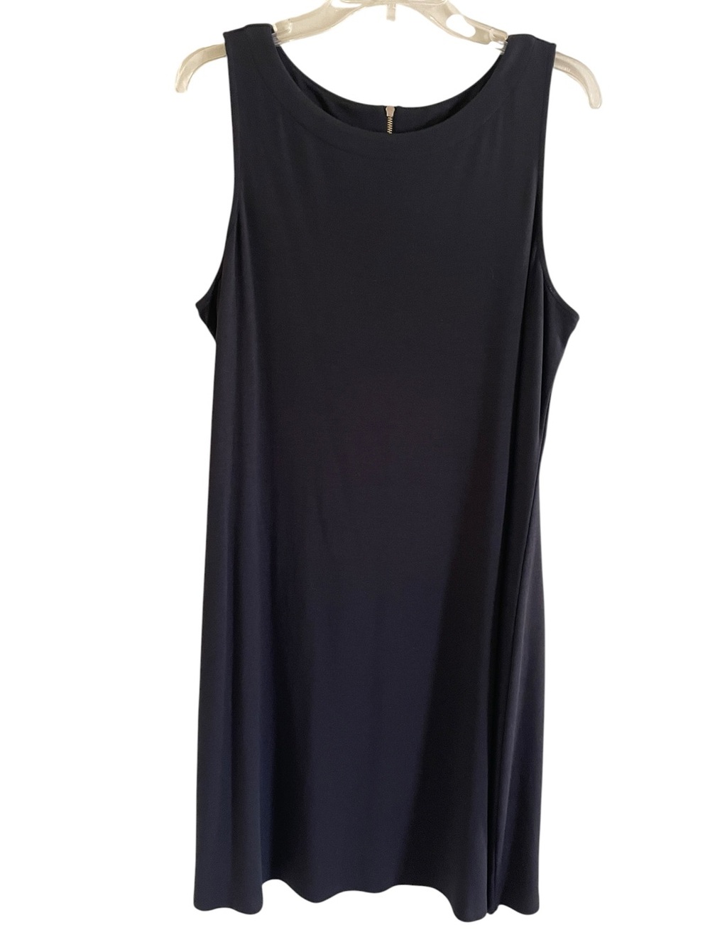 TOMMY BAHAMA LITTLE BLACK DRESS (LBD) EXPOSED ZIPPER SHIFT DRESS - Picture 4 of 8